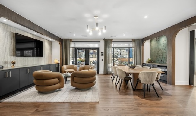 Club room for residents